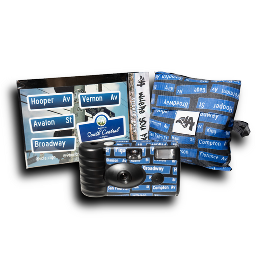 South Central Bundle #2 Camera, bag, sticker