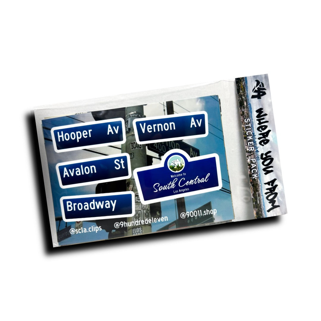 "Where you from" Sticker pack